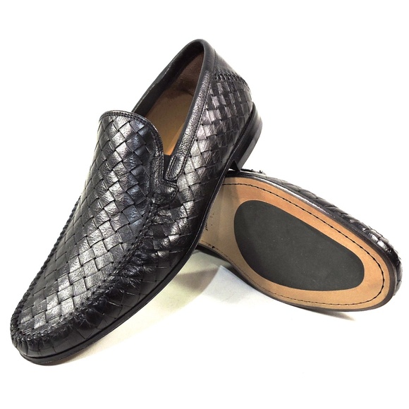 ALBERTO CICCIOLI ?? MEN\'S BLACK SOFT LEATHER COMFORT SUMMER LOAFERS main image 5